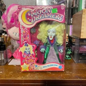vintage 1986 Hasbro Moon Dreamers Evil Scowlene doll
